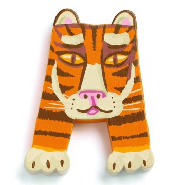 A - Animals Door Letter by Djeco - 0