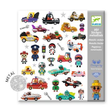 Djeco Crazy Motors World Stickers - 0